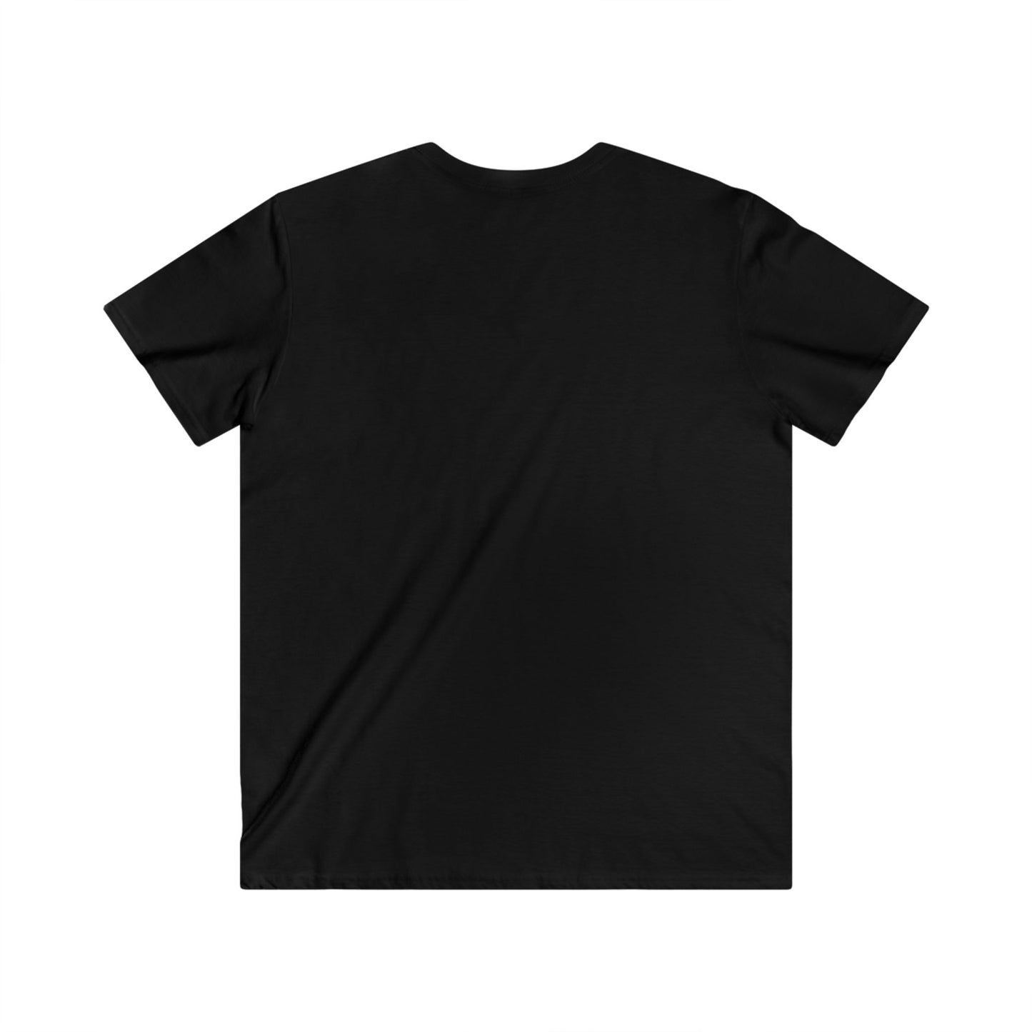 Fitted V-Neck Tee - Scris alb "Ciorapi cu creatina"