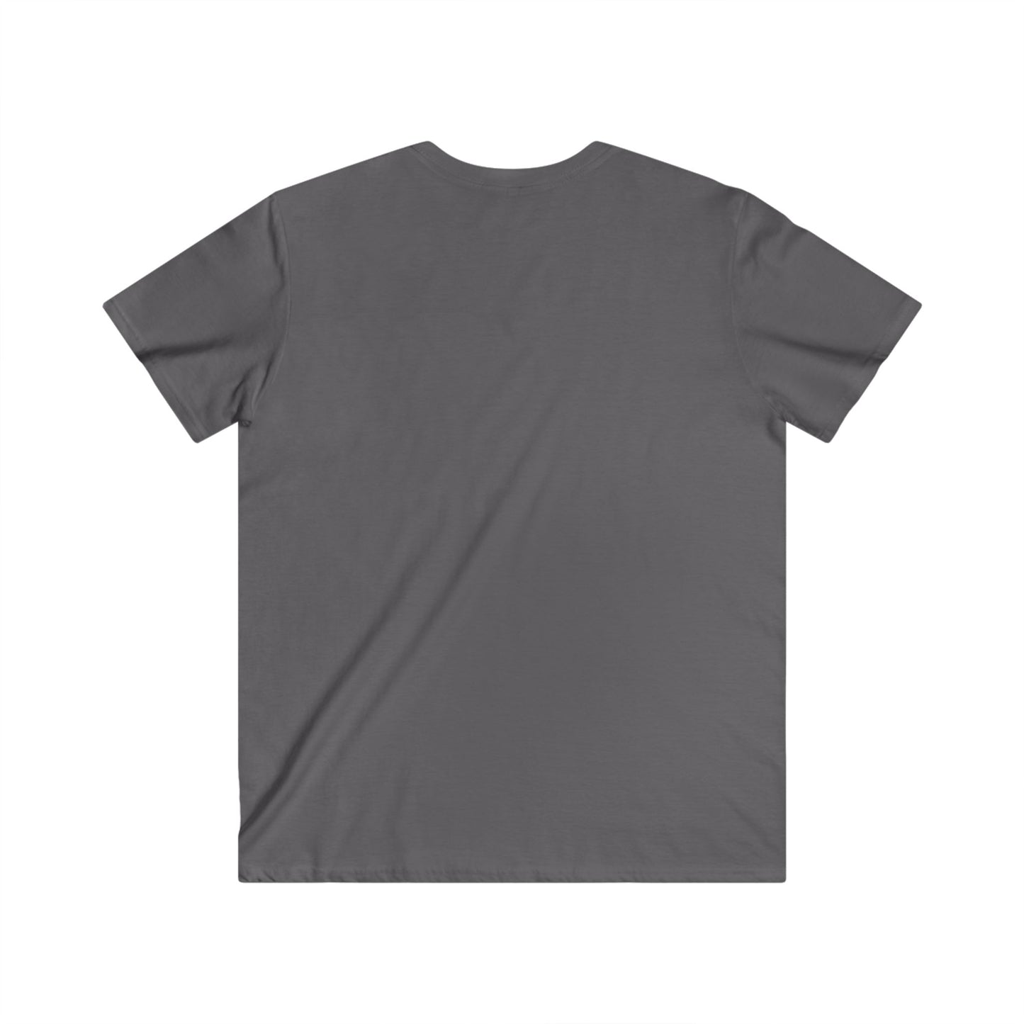 Fitted V-Neck Tee - Scris alb "Ciorapi cu creatina"